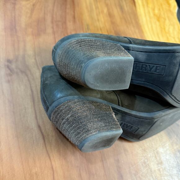 Frye Women's Judith Zip Bootie Short Heeled Boots 10 M Suede Ankle Boot - Picture 10 of 10